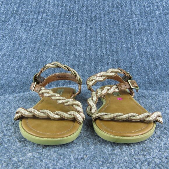 Rampage Youth Girls Sandals Shoes Size 13 Medium Brown Synthetic Buckle - Picture 2 of 9